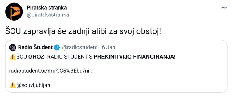 ŠOU zapravlja še zadnji alibi za svoj obstoj