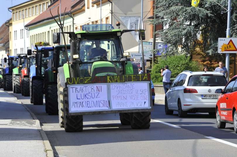 Podpora protestu kmetov