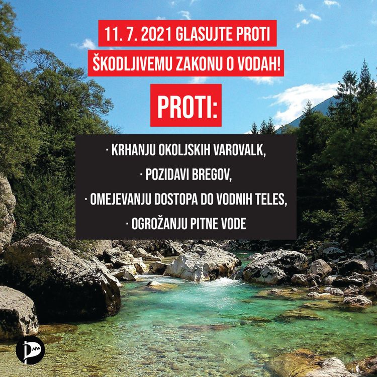 Spremembe zakona o vodah so škodljive