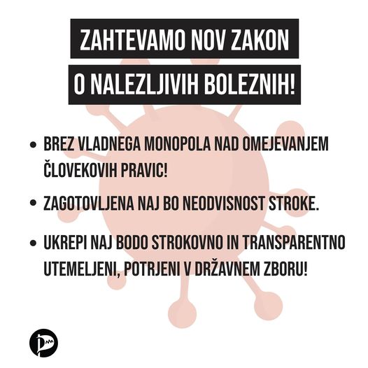 Zahtevamo nov Zakon o nalezljivih boleznih