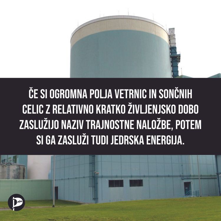 Evropska komisija je predlagala uvrstitev jedrske energije v nabor trajnostnih naložb!