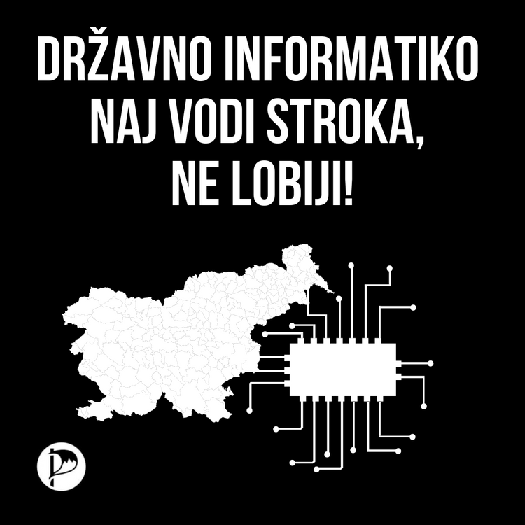 Državno informatiko naj vodi stroka, ne lobiji