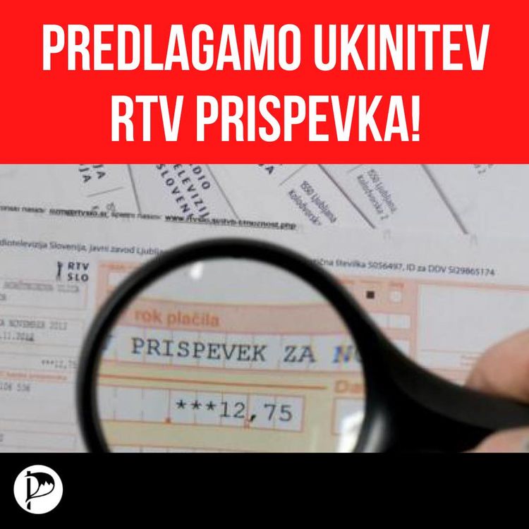 Predlagamo ukinitev RTV prispevka!
