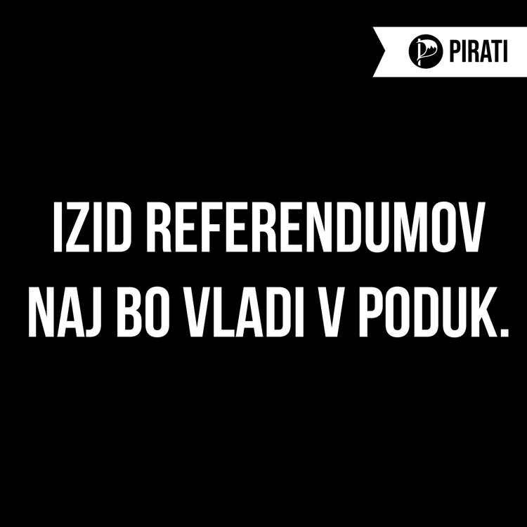 Izid referendumov naj bo vladi v poduk