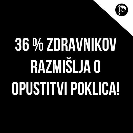 36 % zdravnikov razmišlja o opustitvi poklica