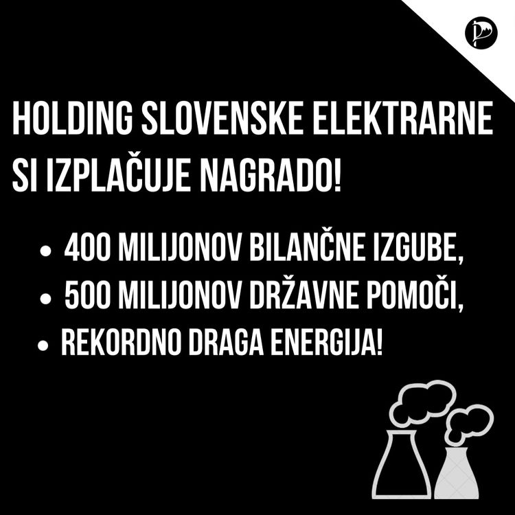 V Holdingu slovenske elektrarne si izplačujejo nagrado!