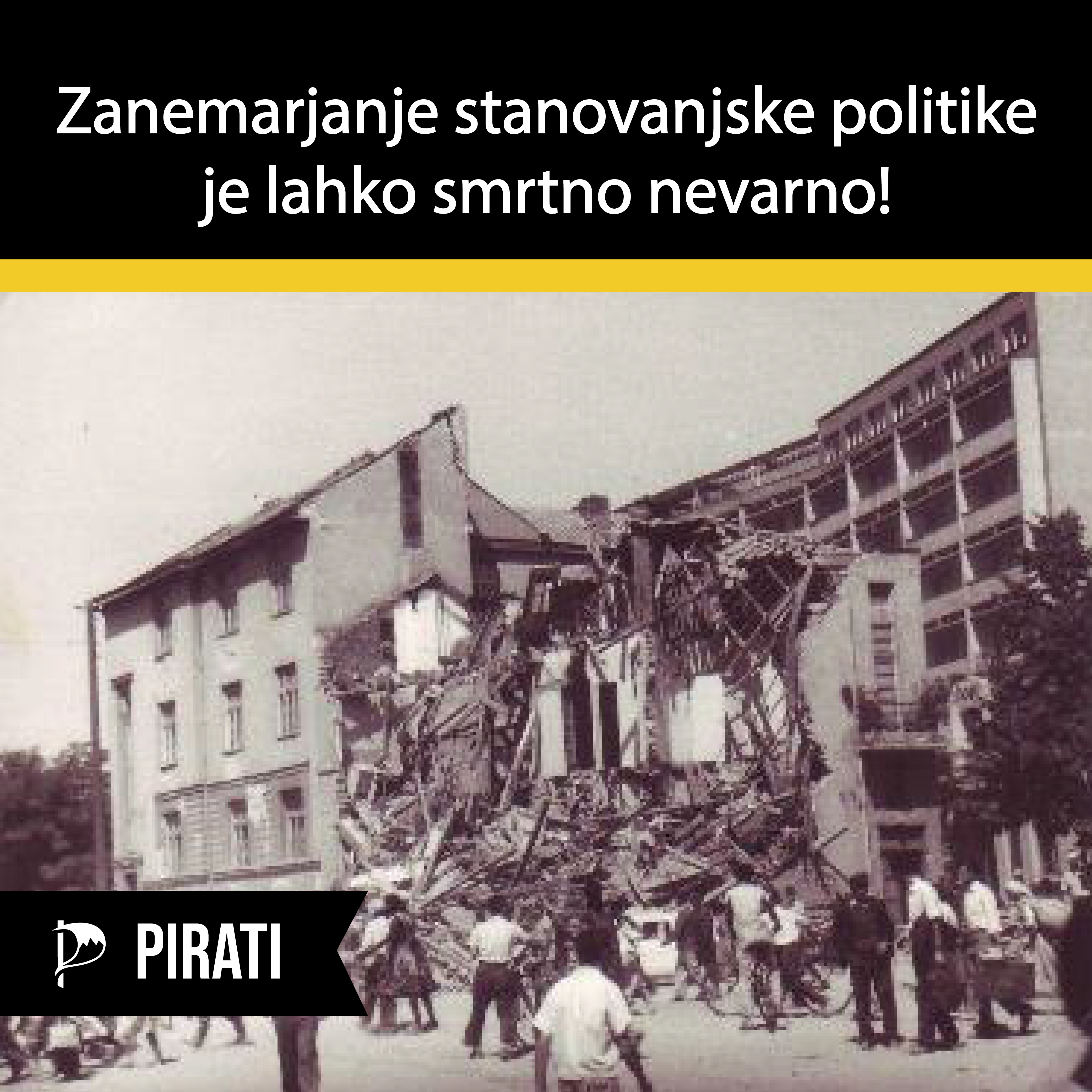 Zanemarjanje stanovanjske politike je lahko smrtno nevarno!