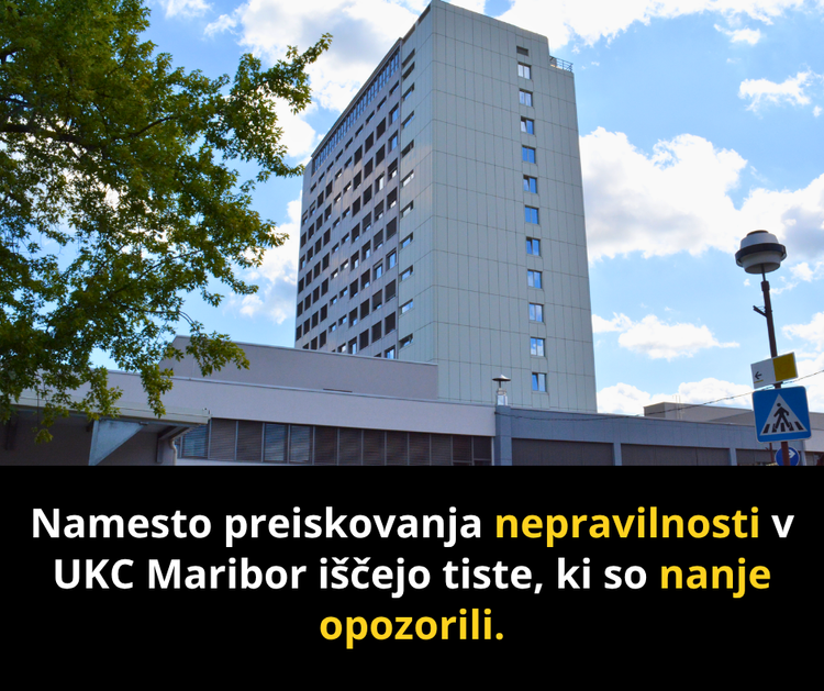 Lov na žvižgače v UKC Maribor