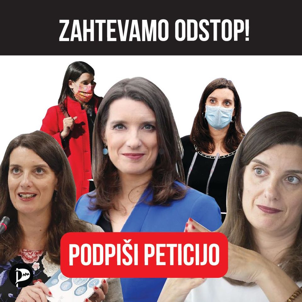 Peticija za odstop ministrice za izobraževanje, znanost in šport dr. Simone Kustec