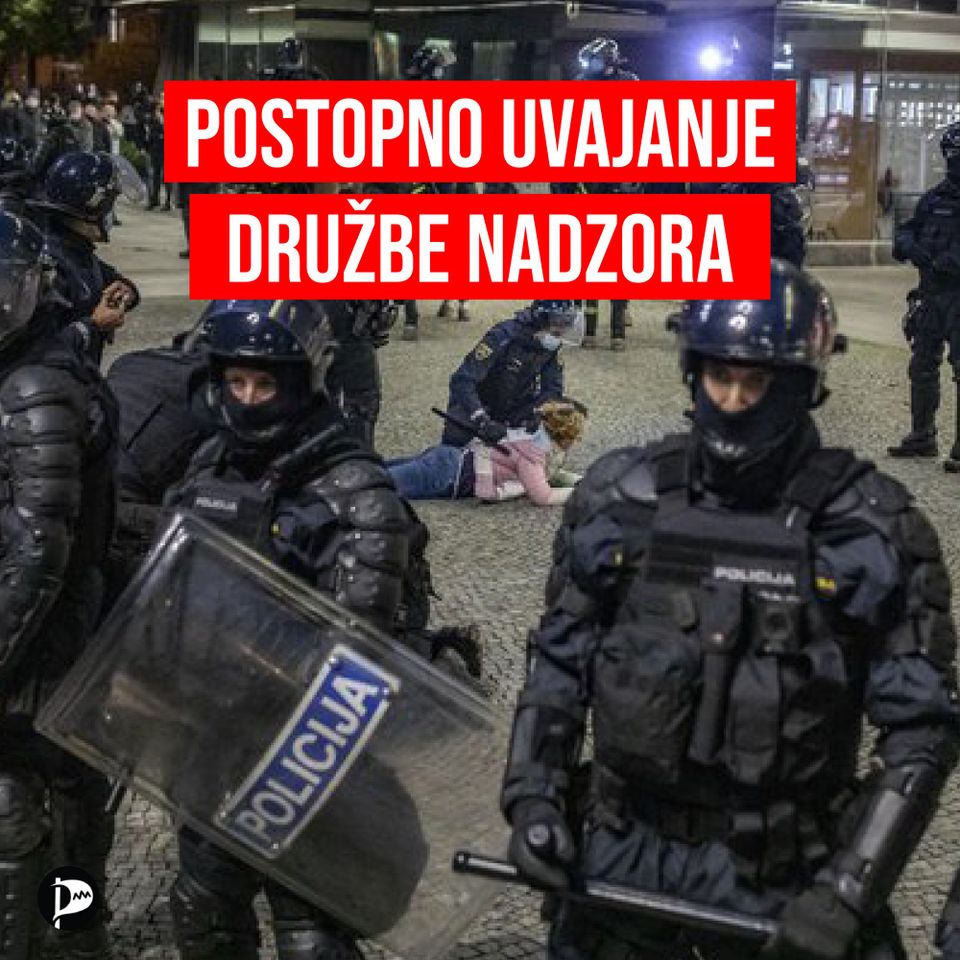 Pot v policijsko državo in družbo nadzora