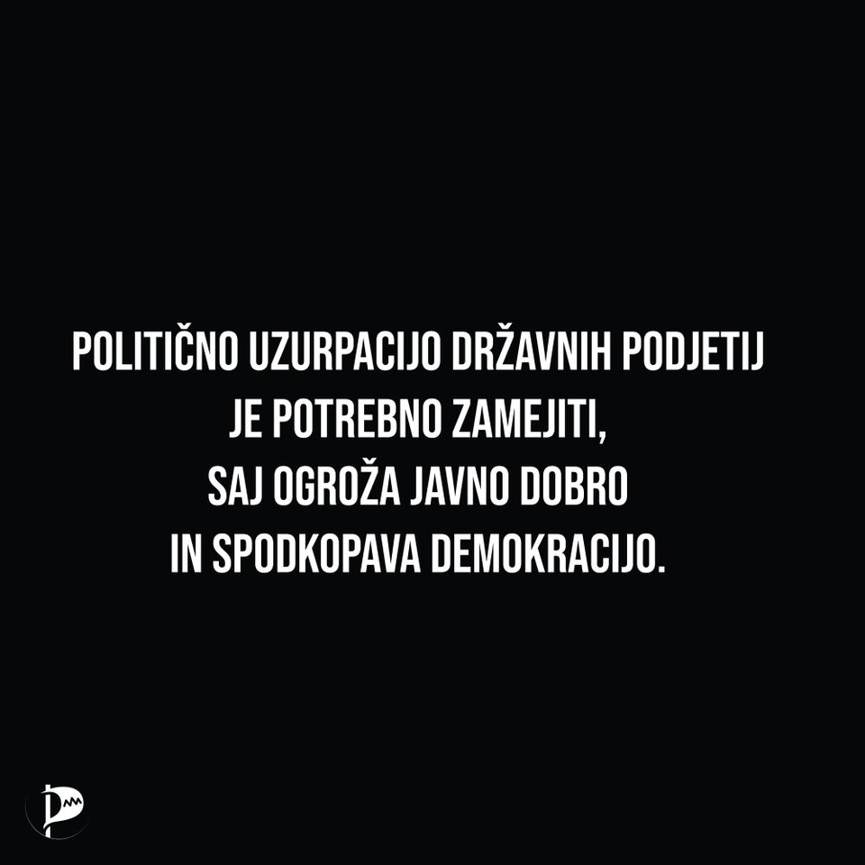 Politično uzurpacijo javnih podjetij je potrebno zamejiti