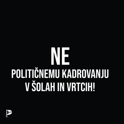 Ne političnemu kadrovanju v šola in vrtcih!