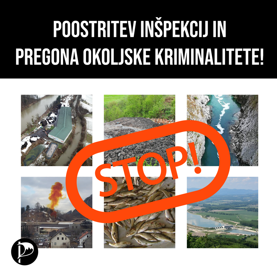 Poostritev inšpekcij in pregona okoljske kriminalitete!