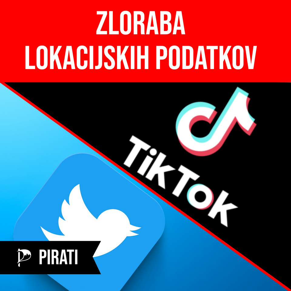 TikTok in Twitter imata težave z varnostjo in zlorabami lokacijskih podatkov