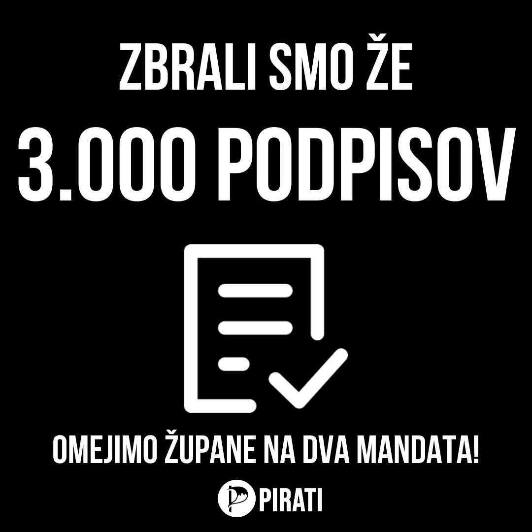 Zbrali smo že več kot 3000 podpisov!