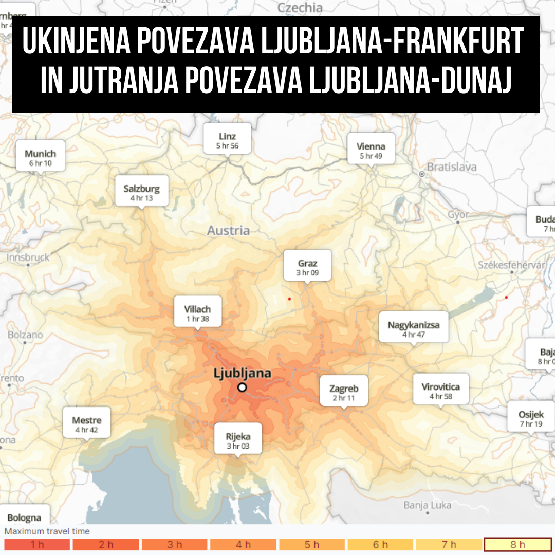 Ukinjanje železniških povezav je sramota za Slovenske železnice in infrastrukturno ministrstvo