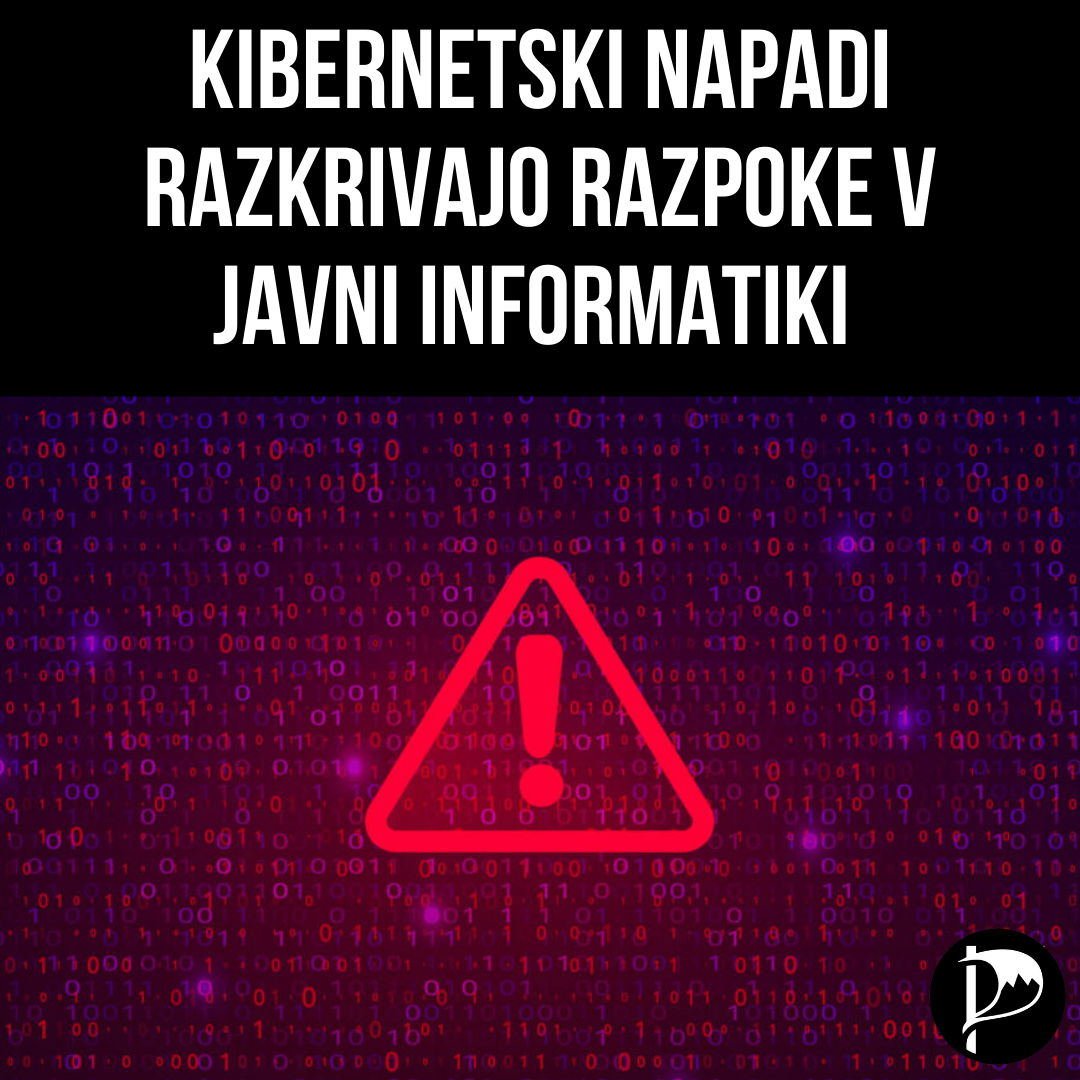 Kibernetski napadi razkrivajo razpoke v javni informatiki