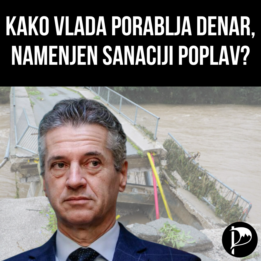 Kako vlada porablja denar, namenjen sanaciji poplav?