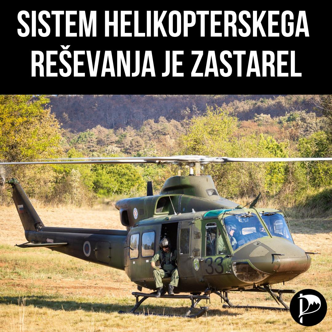 Sistem helikopterskega reševanja je zastarel