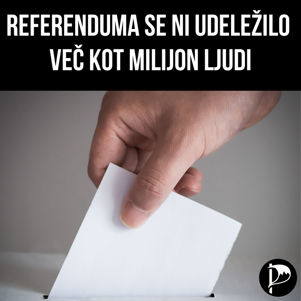 Referendum so odločili tisti, ki so ostali doma